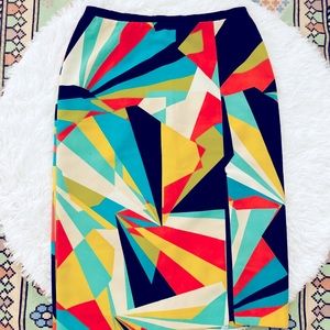 🌞3/$18🌞Sz 4 Worthington geometric pencil skirt